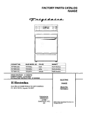 COVER Diagram and Parts List for FEFS68CJBC  Frigidaire Range