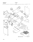 BODY Diagram and Parts List for FGFS68CJBA  Frigidaire Range