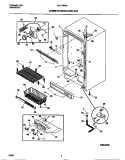 CABINET / CONTROL / SHELVES Diagram and Parts List for GFU14M9AW6  Gibson Freezer