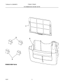 RECOMMENDED SPARE PARTS Diagram and Parts List for FDB50R1  Frigidaire Dehumidifier