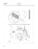 SYSTEM Diagram and Parts List for GFU17F7GW5  Gibson Freezer