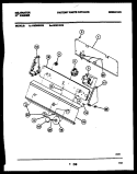 CONSOLE AND CONTROL PARTS Diagram and Parts List for AW301KD2  Kelvinator Washer