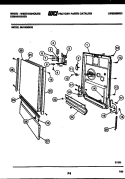 DOOR PARTS Diagram and Parts List for SU180MXV2  Frigidaire Dishwasher