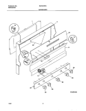 BACKGUARD Diagram and Parts List for MGF316WGSK  Uni Range