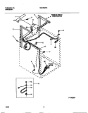 DRYER - BRACKET Diagram and Parts List for MLCE52RCS0  Tappan Washer