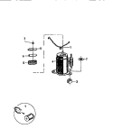 COMPRESSOR Diagram and Parts List for AC043J7A2  Frigidaire Air Conditioner