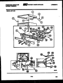 EXTERIOR PARTS Diagram and Parts List for UFF111IE  Frigidaire Freezer