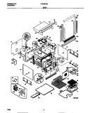 BODY Diagram and Parts List for FEB386WECA  Frigidaire Wall Oven