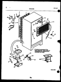 SYSTEM AND AUTOMATIC DEFROST PARTS Diagram and Parts List for TSI210HN0D  Kelvinator Refrigerator