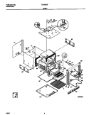 BODY Diagram and Parts List for TEB500CFB1  Tappan Wall Oven