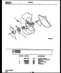 CAM Diagram and Parts List for FDB765RBS0  Frigidaire Dishwasher