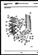 SYSTEM AND ELECTRICAL PARTS Diagram and Parts List for FU161LRW4  Frigidaire Freezer