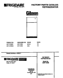 TOP MOUNT REFRIGERATOR Diagram and Parts List for GRT17DRBW2  Gibson Refrigerator