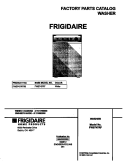 COVER Diagram and Parts List for FWS747RFS0  Frigidaire Washer