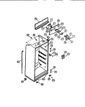 INTERIOR FREEZER COMPARTMENT Diagram and Parts List for FPDA18TPLL0  Frigidaire Refrigerator