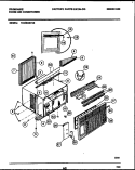 CABINET PARTS Diagram and Parts List for FAC083S7A2  Frigidaire Air Conditioner
