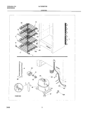 SYSTEM Diagram and Parts List for UL1293ECW9  Electrolux Freezer
