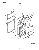 DOOR Diagram and Parts List for MRT16CGEW0  Uni Refrigerator