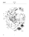 BODY Diagram and Parts List for PLEB27S8ACA  Frigidaire Wall Oven
