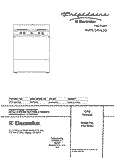 COVER Diagram and Parts List for FGF303CWA  Frigidaire Range