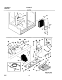 SYSTEM Diagram and Parts List for FRS23BH6CQ0  Frigidaire Refrigerator