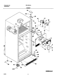 CABINET Diagram and Parts List for FRT21FG3CW0  Frigidaire Refrigerator