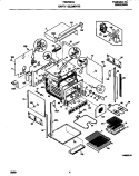 BODY Diagram and Parts List for FEB789CCSG  Frigidaire Wall Oven