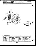 ELECTRICAL PARTS Diagram and Parts List for A06LH5E2  Frigidaire Air Conditioner