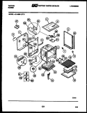 BODY PARTS Diagram and Parts List for 31-4968-66-05  Tappan Range