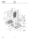 SYSTEM Diagram and Parts List for FRS26ZXHD1  Frigidaire Refrigerator