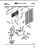 SYSTEM AND AUTOMATIC DEFROST PARTS Diagram and Parts List for 95-2187-00-01  Tappan Refrigerator