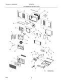 REPLACEMENT PARTS Diagram and Parts List for GAS256Q2A4  Gibson Air Conditioner