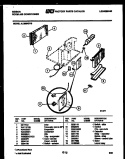 ELECTRICAL PARTS Diagram and Parts List for AL08B4EVB  Gibson Air Conditioner