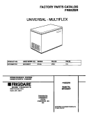 COVER Diagram and Parts List for MFC05M1FW1  Frigidaire Freezer