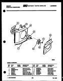 AIR HANDLING PARTS Diagram and Parts List for AL08C4EVA  Gibson Air Conditioner