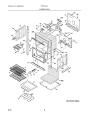 LOWER OVEN Diagram and Parts List for FGET2745KBA  Frigidaire Wall Oven