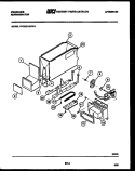 ICE DISPENSER Diagram and Parts List for FPCE22VWFA1  Frigidaire Refrigerator