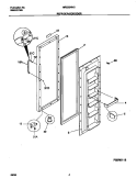 Part Location Diagram of 218884201 Frigidaire PANEL-INNER DOOR