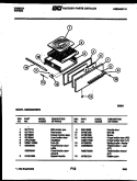 BROILER DRAWER PARTS Diagram and Parts List for CGC2M4WSTB  Gibson Range