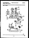 COOKTOP PARTS Diagram and Parts List for KP732JM3  Frigidaire Cooktop
