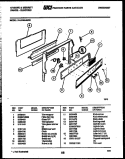 BACKGUARD Diagram and Parts List for 31-6759-23-02  Tappan Range