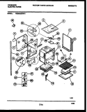 LOWER BODY PARTS Diagram and Parts List for REG638BNL3  Frigidaire Range