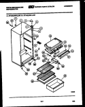 CABINET PARTS Diagram and Parts List for RC131LCD0  Frigidaire Refrigerator