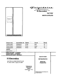 COVER Diagram and Parts List for FRS26HF5AQ4  Frigidaire Refrigerator