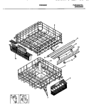RACK Diagram and Parts List for FDB765RCR0  Frigidaire Dishwasher