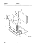 SYSTEM Diagram and Parts List for FAS254J2A2  Frigidaire Air Conditioner