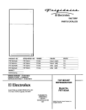COVER Diagram and Parts List for FRT18G4AQA  Frigidaire Refrigerator