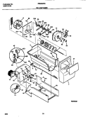 ICE CONTAINER Diagram and Parts List for FRS24ZSGB3  Frigidaire Refrigerator