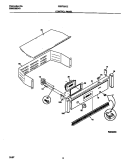 CONTROL PANEL Diagram and Parts List for FEB703CEBB  Frigidaire Wall Oven