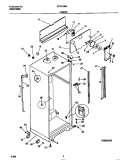 CABINET Diagram and Parts List for FRT21NNCW1  Frigidaire Refrigerator